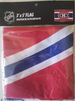 Licensed NHL Montreal Canadiens 3x5 Flag Double Stitched