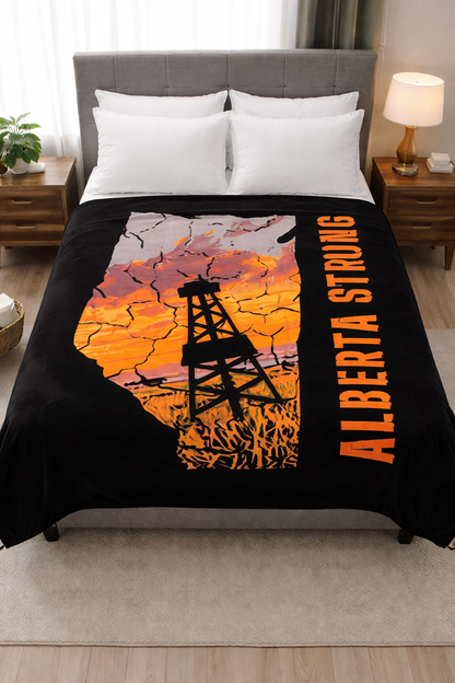 Alberta Strong Queen Size Blanket