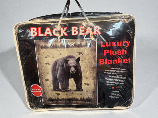Black bear Queen Size Blanket
