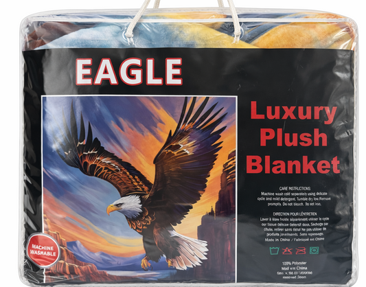 Flying Eagle Luxury Queen Size Blanket