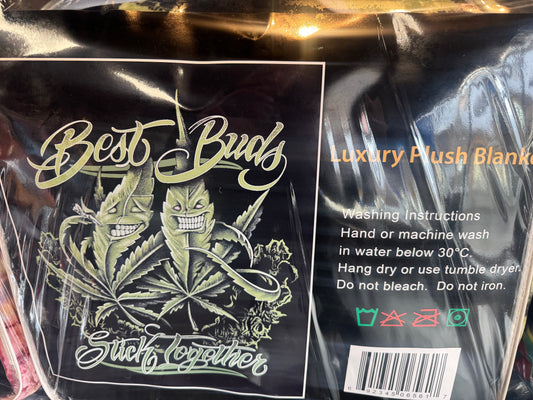 Best Bud Weed Blanket Queen Size