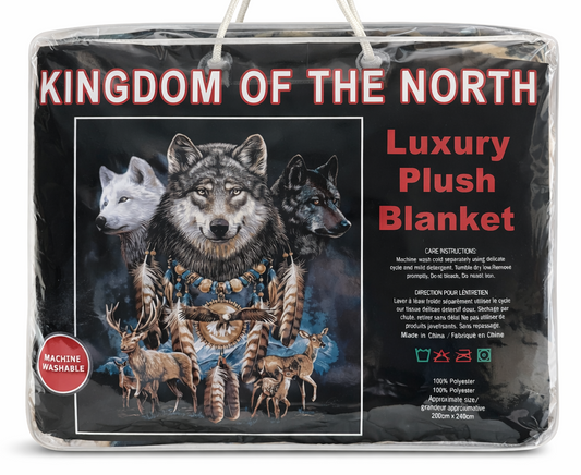Kingdom Of North Luxury Queen Size Blanket