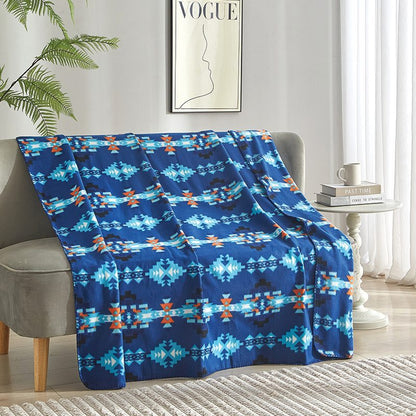 Solstice Pattern Polar Fleece Throw Blanket 50x60