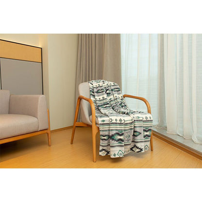 Micro plush (Coral fleece) Throw Blanket – Skipping Stones Design 50x60